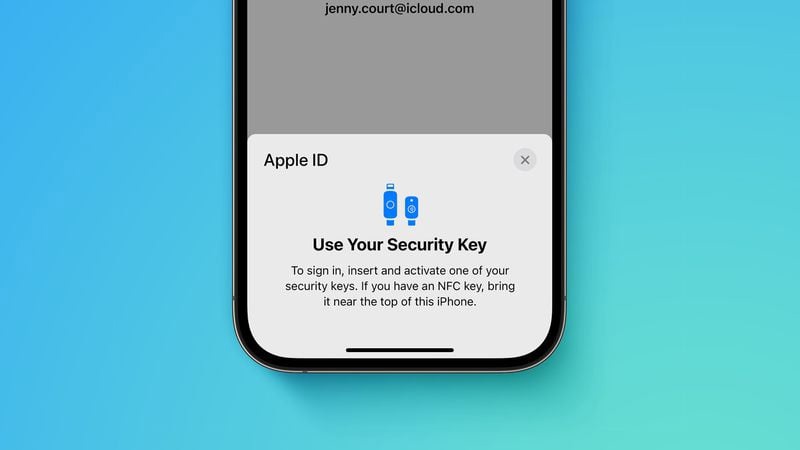 民众镇苹果手机维修分享iOS 16.3 新增的 Apple ID 的安全密钥有什么功能 