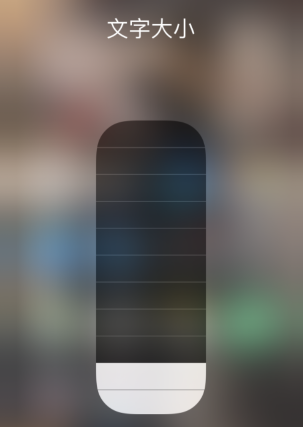 民众镇苹果手机维修分享小技巧：在 iPhone 控制中心快速调节字体大小 
